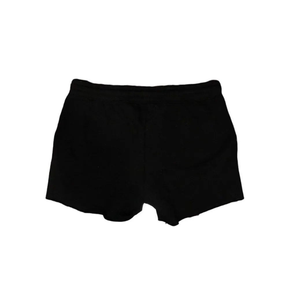 Lace-Up Sweatshorts With Camo Peace Sign Patch
